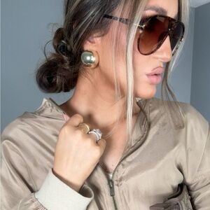 Melinda Maria Mama Button Earrings